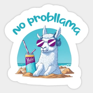 No probllama Sticker